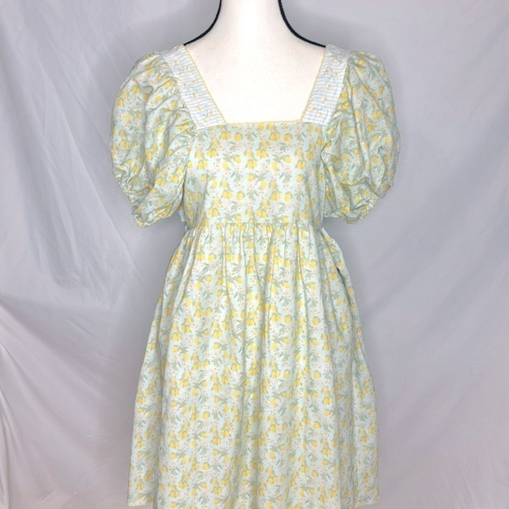 Dondolo Lemon Open Back Dress